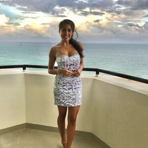 Elegant Iridescent light purple Dress